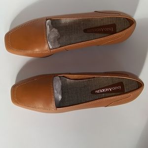 Enzo Angiolini Liberty  Sz 8 M  loafers shoes tan